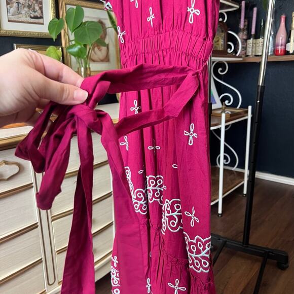 NWT Roller Rabbit Peonia Embroidered Eleanor Dress - Picture 4 of 13